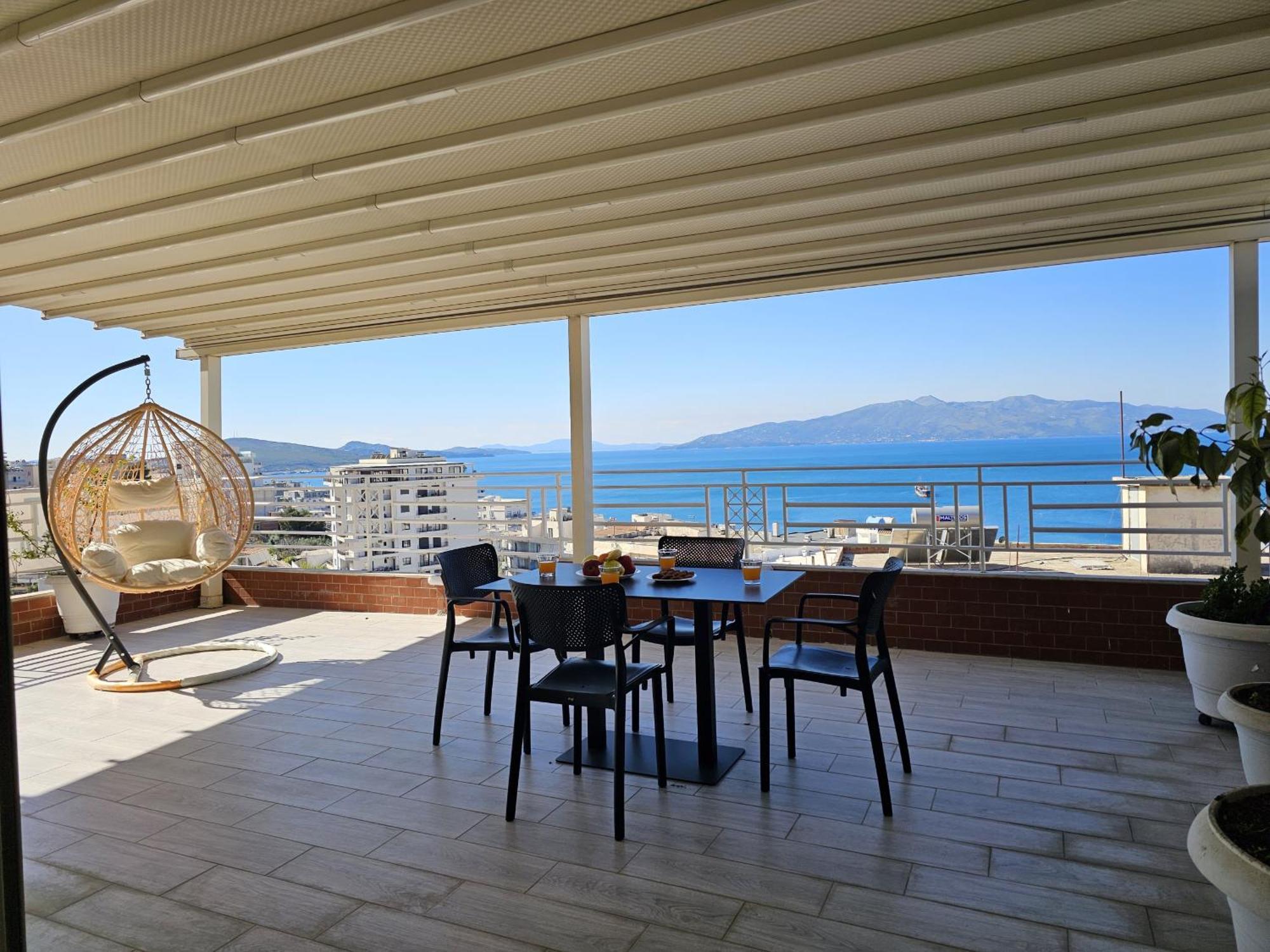 Deep Blue Rooftop - 111 Sarandë Eksteriør bilde